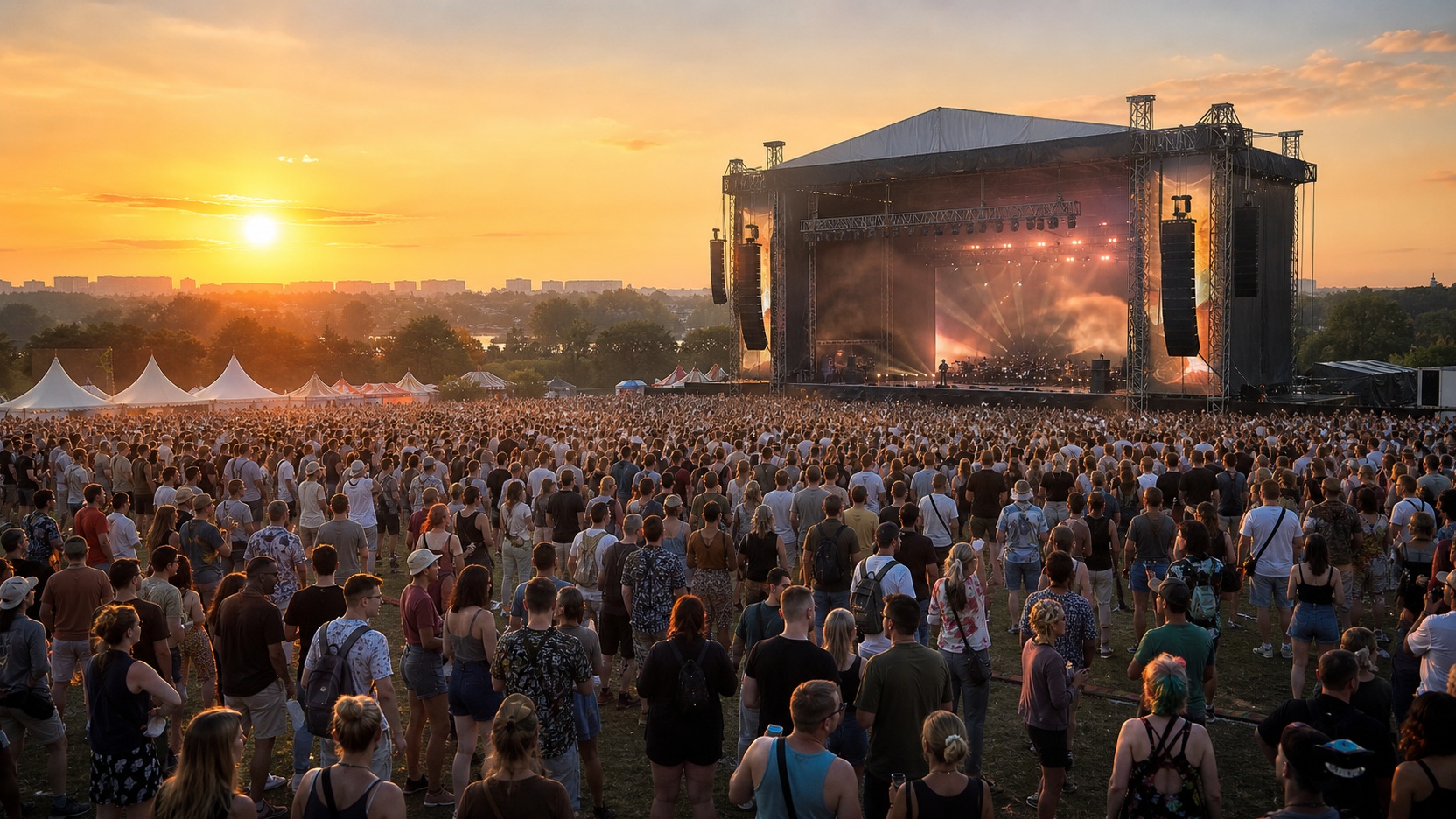 Tłum uczestników podczas jednego z najciekawszych festiwali w Polsce
